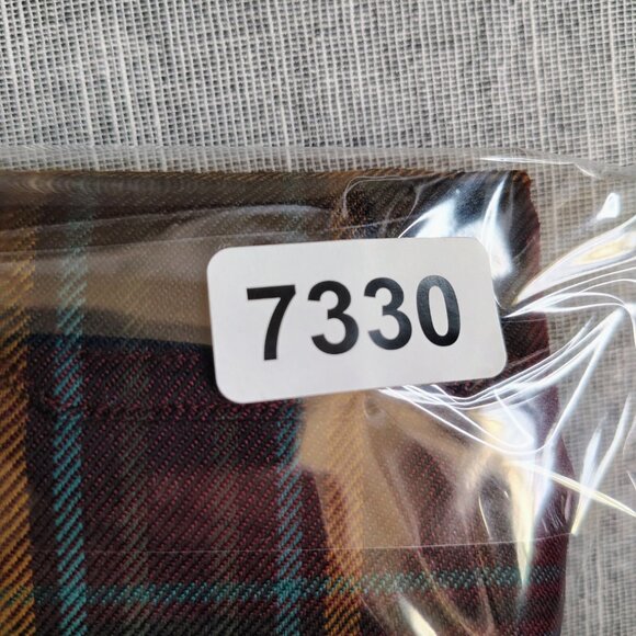 LAUREN Ralph Lauren Shirt Jacket Womens Medium Worsted Wool Front Zip Plaid Camp - Picture 11 of 11